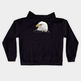 bald eagle Kids Hoodie